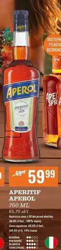 Biedronka Likier Aperol Aperitivo oferta