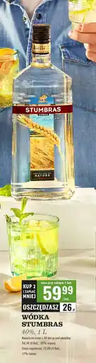 Biedronka Wódka Stumbras Centenary oferta