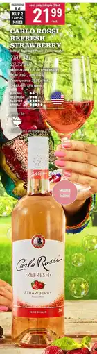 Biedronka Wino Carlo Rossi Refresh Strawberry oferta