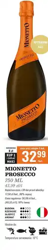 Biedronka Wino Mionetto Prosecco oferta