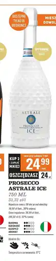 Biedronka Wino wytrawne ice Astrale Prosecco oferta