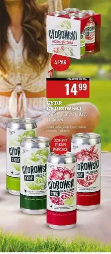 Biedronka Cydr mix Cydrowski oferta