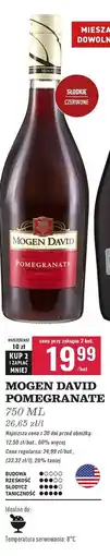 Biedronka Wino Mogen David Pomegranate oferta