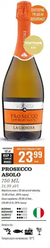 Biedronka Wino Asolo Prosecco La Gioiosa oferta