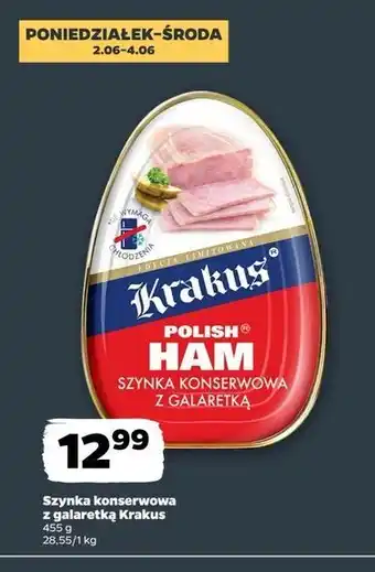 Netto Szynka konserwowa Krakus Animex oferta