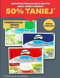Netto Twarogi Miletto oferta