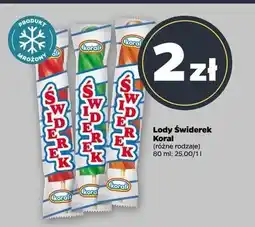 Netto Lody waniliowe w polewie sorbetowej pomarańczowej Koral Świderek oferta