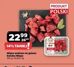 Netto Gulasz wołowy Sztuka Mięsa Netto oferta
