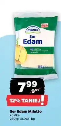 Netto Ser edamski Miletto oferta
