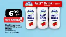 Netto Napój jogurtowy truskawkowy Miletto oferta