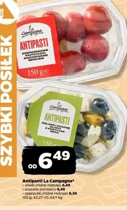 Netto Papryczki czerwone nadziewane serkiem La Campagna oferta