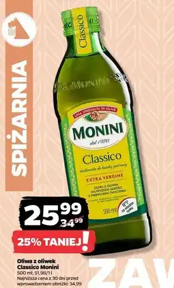 Netto Oliwa z oliwek extra vergine Monini Classico oferta