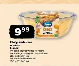 Netto Filety śledziowe w sosie śmietanowym Lisner oferta