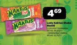 Netto Lody shake malina Nestle Kaktus oferta