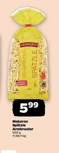 Netto Makaron spaetzle Armbruster oferta