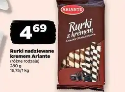Netto Rurki waflowe z nadzieniem czekoladowym Ariante oferta