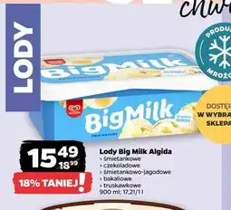 Netto Lody truskawka Algida Big Milk oferta