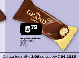 Netto Lód vanilla Koral Grand oferta