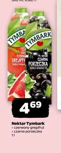 Netto Nektar czarna porzeczka Tymbark oferta
