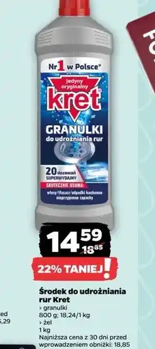 Netto Żel do udrożniania rur Kret oferta