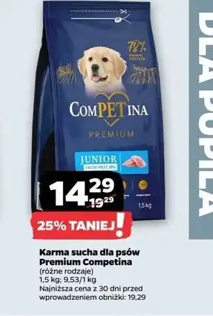 Netto Karma dla psa mini ras małych Competina oferta