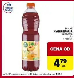 Globi Napój herbaciany peach Carrefour Sensation oferta