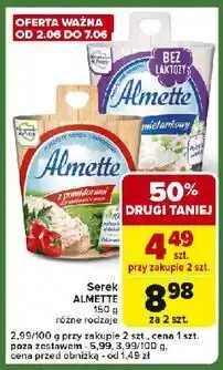 Carrefour Express Serek śmietankowy bez laktozy Hochland Almette oferta