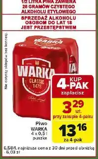 Carrefour Express Piwo Warka oferta