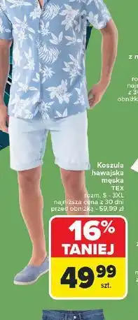 Carrefour Koszula hawajska s-3xl Tex oferta