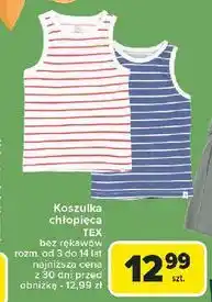 Carrefour Koszula chłopięca 3-14 lat Tex oferta
