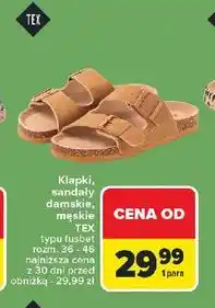 Carrefour Sandały damskie 36-46 Tex oferta