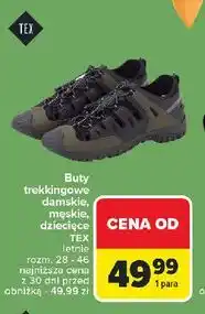 Carrefour Buty trekkingowe dziecięce 28-46 Tex oferta