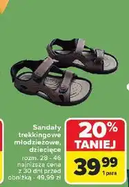 Carrefour Sandały trekkingowe dziecięce oferta
