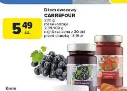 Carrefour Dżem czarna porzeczka 100% Carrefour Extra oferta