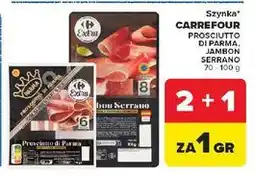 Carrefour Szynka serrano Carrefour oferta