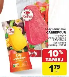 Carrefour Lody sorbetowe mango-marakuja Carrefour Extra oferta
