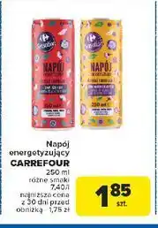Carrefour Napój energetyzujący acai i goji Carrefour Sensation oferta