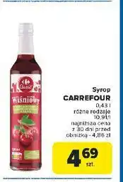 Carrefour Syrop wiśniowy Carrefour Classic oferta