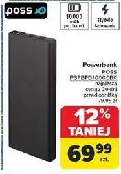 Carrefour Powerbank pspbpd10000bk Poss oferta