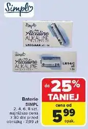 Carrefour Baterie alkaliczne aaa Simpl oferta