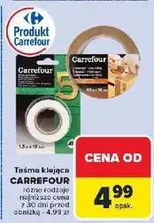 Carrefour Tasma pakowa brązowa 66 m x 50 mm Carrefour oferta