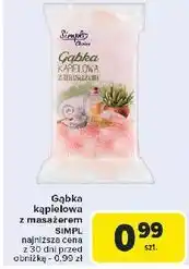 Carrefour Gąbka do kapieli i masażu Simpl oferta