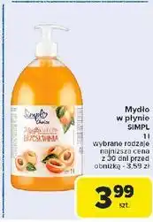 Carrefour Mydło w płynie brzoskwinia Simpl oferta