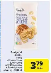Carrefour Prażynki solone Simpl oferta