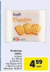 Carrefour Krakersy Simpl oferta