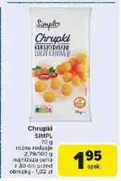 Carrefour Chrupki orzechowe Simpl oferta