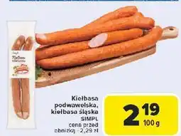 Carrefour Kiełbasa śląska Simpl oferta