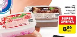 Carrefour Lody truskawka-śmietanka Carrefour oferta
