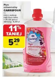 Carrefour Płyn uniwersalny kwiatowy Carrefour Essential oferta