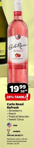 Netto Wino Carlo Rossi Refresh Sweet Citrus oferta
